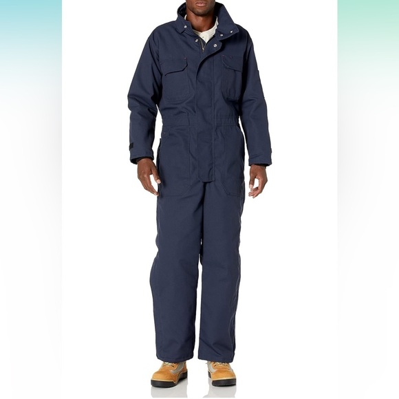 Red Kap Men's Insulated Blended Duck Coverall new - Picture 1 of 8